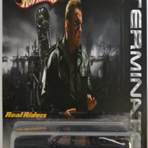 Ecto 1 Hearse Custom-Made Hot Wheels with Real Rider Rubber Wheels Limited Edition ‘Terminator’ Series 1:64 Scale Collectible Die Cast Model Car.