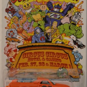 Hot Wheels El Camino Orange Custom-Made Limited Edition Las Vegas Toy Convention 2015 Circus Series 1:64 Scale Collectible Die Cast Model Car