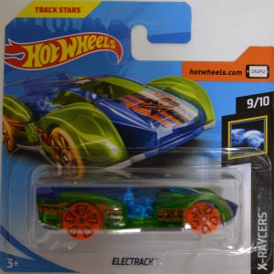 Blue/Green Electrack Hot Wheels HW ‘X-Raycers’ International Short Card Series 1:64 Scale Collectible Die Cast Model Car #9/10