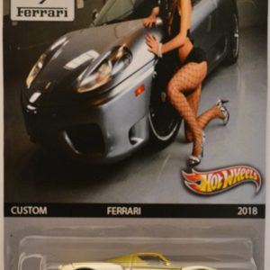 Hot Wheels Enzo Ferrari Gold Silver Custom-Made with Real Rider Rubber Wheels Limited Edition Ferrari Series 1:64 Scale Collectible Die Cast Model Car