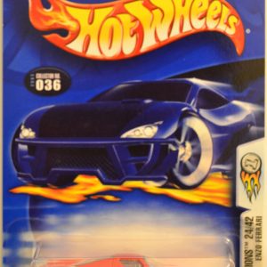 Hot Wheels Compatible Enzo Ferrari Red #036 Custom-Made with Real Rider Rubber Wheels HW 2003 First Editions Series 1:64 Scale Collectible Die Cast Model Car