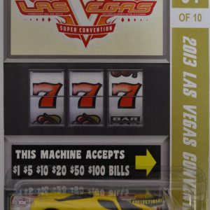 Hot Wheels Enzo Ferrari Yellow Custom-Made Limited Edition 2013 Las Vegas Convention Series 1:64 Scale Collectible Die Cast Model Car.