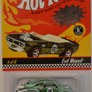 Hot Wheels Compatible Evil Weevil Green #4 of 6 Red Line Club (RLC) HW Neo-Classics Series 3 1:64 Scale Collectible Die Cast Model Car. Only 10500 Made Worldwide!!!