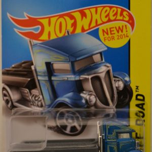 Hot Wheels Compatible Fast-Bed Hauler Chrome Blue #105 HW Off-Road Series 1:64 Scale Collectible Die Cast Model Car
