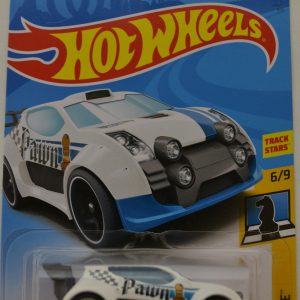 White Fast 4WU Hot Wheels HW ‘Checkmate’ Series 1:64 Scale Collectible Die Cast Model Car #6/9
