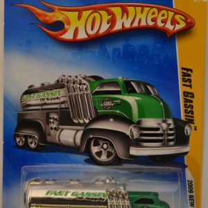 Hot Wheels Compatible Fast Gassin Green/Chrome #14 HW 2009 New Models Series 1:64 Scale Collectible Die Cast Model Car