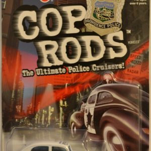 Hot Wheels Fat Fendered ’40 Providence, RI Police Dept HW Cop Rods The Ultimate Police Cruisers! Series 1:64 Scale Collectible Die Cast Model Car