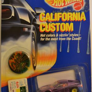 Ferrari #1302 Purple Hot Wheels California Custom Series 1:64 Scale Collectible Die Cast Model Car