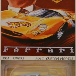 Hot Wheels Compatible Ferrari 250 LM Light-Blue Custom-Made with Redline Real Rider Rubber Wheels Limited Edition Enzo Anselmo Ferrari Series 1:64 Scale Collectible Die Cast Model Car