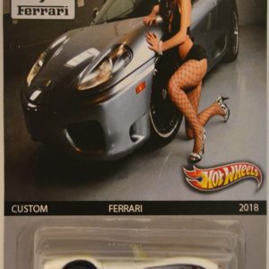 Ferrari 250 Testa Rossa Gold Silver Custom-Made Hot Wheels with Real Rider Rubber Wheels Limited Edition Ferrari Series 1:64 Scale Collectible Die Cast Model Car