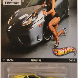 Ferrari 308 GTSi Gold Silver Custom-Made Hot Wheels with Real Rider Rubber Wheels Limited Edition Ferrari Series 1:64 Scale Collectible Die Cast Model Car