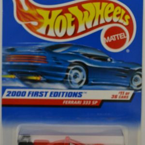 Hot Wheels 2000: First Editions : Ferrari 333 SP 1/64 scale (11 of 36 Collector #071)