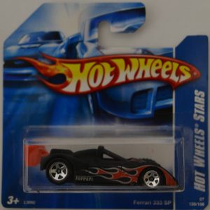 2007 Ferrari 333 SP Black Hot Wheels Hot Wheels Stars Series 1:64 Scale Die Cast Model Car