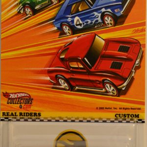 Hot Wheels Ferrari 348 Purple Custom-Made with White Real Rider Rubber Wheels Custom Edition Real Riders Series 1:64 Scale Collectible Die Cast Model Car