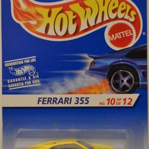 Ferrari 355 #10 Yellow Hot Wheels 1996 Model Series 1:64 Scale Collectible Die Cast Model Car