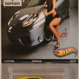 Ferrari 355 Gold Silver Custom-Made Hot Wheels with Real Rider Rubber Wheels Limited Edition Ferrari Series 1:64 Scale Collectible Die Cast Model Car