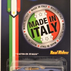 Ferrari 456 M Dark-Blue Custom-Made Hot Wheels with Redline Real Rider Rubber Wheels Limited Edition Exclusive for Italy 2016 Edition Series 1:64 Scale Collectible Die Cast Model Car