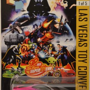 Hot Wheels Compatible Ferrari 458 Italia Purple-Gray Custom-Made with Real Rider Rubber Wheels Exclusive Car Edition Las Vegas Toy Convention Series 1:64 Scale Collectible Die Cast Model Car