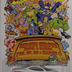 Hot Wheels Compatible Ferrari 458 Silver/Red Custom-Made HW Exclusive Car Series Limited Edition 1:64 Scale Collectible Die Cast Model Car