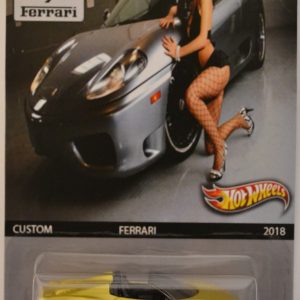 Hot Wheels Compatible Ferrari 458 Spider Gold Silver Custom-Made with Real Rider Rubber Wheels Limited Edition Ferrari Series 1:64 Scale Collectible Die Cast Model Car