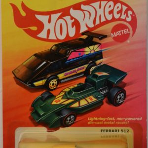 Ferrari 512 Yellow Hot Wheels HW The Hot Once Series 1:64 Scale Collectible Die Cast Model Car