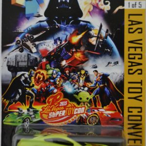 Hot Wheels Compatible Ferrari 599 GTB Green Custom-Made with Real Rider Rubber Wheels Limited Edition ‘Las Vegas 2014’ Series 1:64 Scale Collectible Die Cast Model Car.