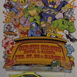 Hot Wheels Compatible Ferrari 599 XX Green/Blue Custom-Made HW Exclusive Car Series Limited Edition 1:64 Scale Collectible Die Cast Model Car