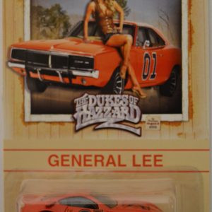 Hot Wheels Compatible Ferrari 599XX Orange Custom-Made with Whitewall Real Rider Rubber Wheels Limited Edition General Lee The Dukes of Hazzard Series 1:64 Scale Collectible Die Cast Model Car.