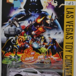 Purple Ferrari 599 XX Custom-Made Hot Wheels with Real Rider Rubber Wheels Limited Edition ‘Las Vegas 2014’ Series 1:64 Scale Collectible Die Cast Model Car.