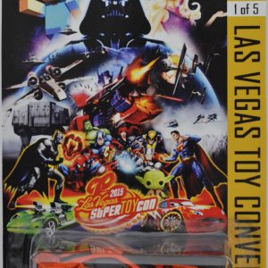 Ferrari 599XX Red Custom-Made Hot Wheels Limited Edition Las Vegas Toy Convention Series 1:64 Scale Collectible Die Cast Model Car.