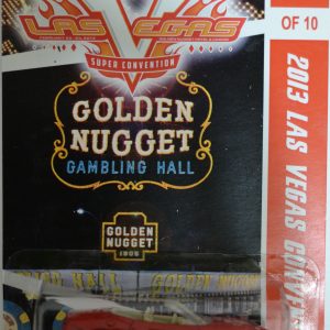Hot Wheels Ferrari California Convertible Custom-Made with Real Rider Rubber Wheels Limited Edition 2013 Las Vegas Convention Golden Nugget Series 1:64 Scale Collectible Die Cast Model Car.