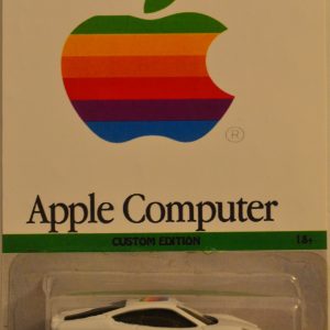 Hot Wheels Ferrari F430 Challenge White Custom-Made with White Real Rider Rubber Wheels Custom Edition Apple Computer Series 1:64 Scale Collectible Die Cast Model Car