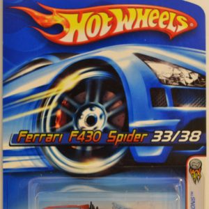 Hot Wheelz Ferrari F430 Spider Blood Red 033 Error (Brownish Painting) 2006 First Edition Series 1:64 Scale Die Cast Car