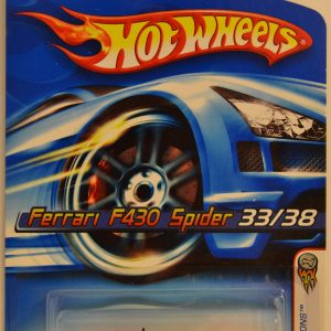 Hot Wheelz Ferrari F430 Spider Red 033 Error (Missing Windshield) 2006 First Edition Series 1:64 Scale Die Cast Car