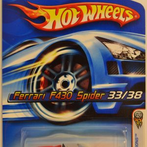 Ferrari F430 Spider Red 033 Error (Different Front Wheels) 2006 First Edition Series 1:64 Scale Die Cast Car
