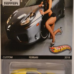 Hot Wheels Ferrari Testarossa Gold Silver with Red Chassi Custom-Made with Real Rider Rubber Wheels Limited Edition Ferrari Series 1:64 Scale Collectible Die Cast Model Car