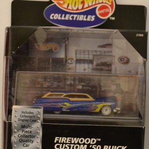 Firewood Custom ’50Buick Hot Wheels HW Limited Edition Real Rider Wheels Series 1:64 Scale Collectible Die Cast Model Car