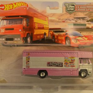 Hot Wheels Fleet Flyer Purple Custom-Made Real Rider Rubber Wheels Team Transport Pop 1:64 Scale