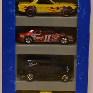 Hot Wheels Customized 5 Gift Pack Set Ford Series 1:64 Scale Collectible Die Cast Model Car