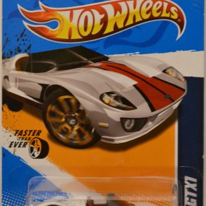 Ford GTX1 White #98/247 Hot Wheels Faster Than Ever ’12 Series 1:64 Scale Die Cast Model Car