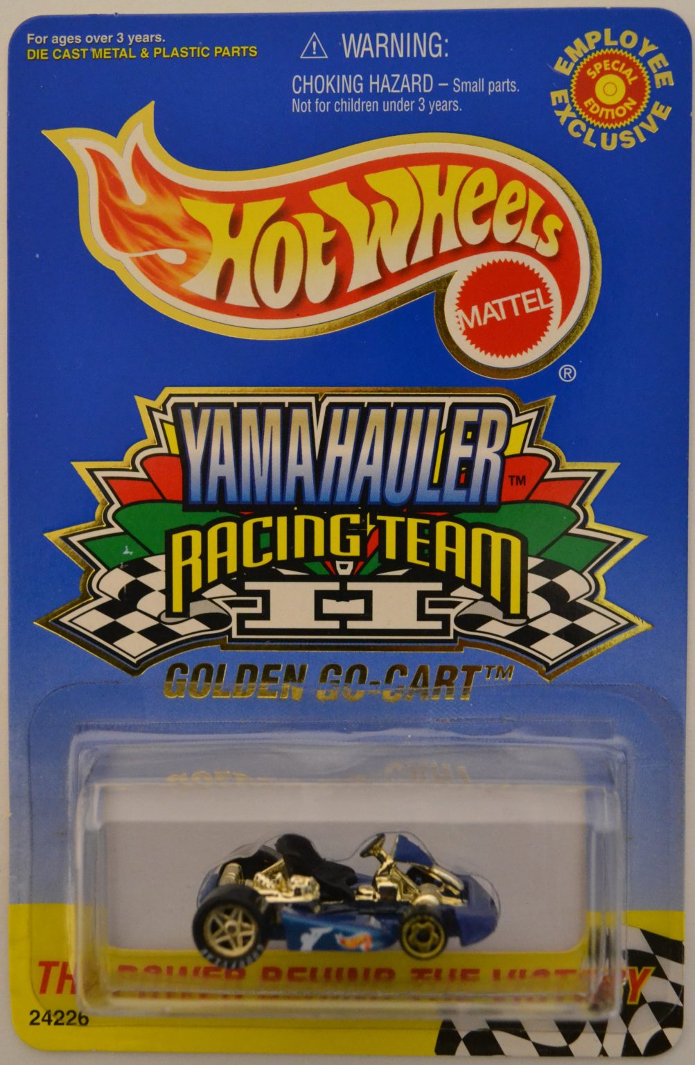 HWCA Golden GoCart Blue 24226 Hot Wheels Employee Exclusive Special