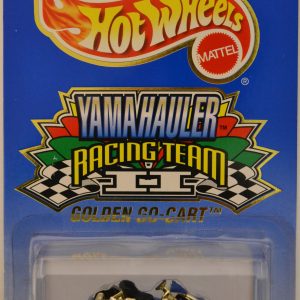 HWCA Golden Go-Cart Blue #24226 Hot Wheels Employee Exclusive Special Edition HW Yamahauler Racing Team Series 1:64 Scale Collectible Die Cast Model Car