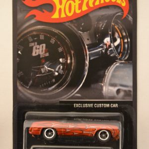 Hemi Cuda Red w Flame Painted Custom-Made Hot Wheels Exclusive Car Edition ‘Las Vegas Toy Convention’ Series 1:64 Scale Collectible Die Cast Model Car