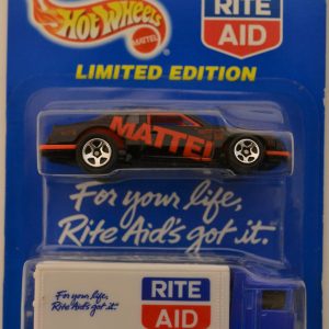Hiway Hauler & Thunder Burner 2 Car Pack Hot Wheels Limited Edition HW RITE AID Series 1:64 Scale Collectible Die Cast Model Car