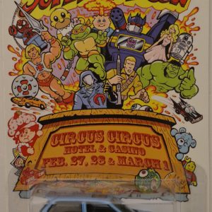 Hot Wheels Compatible Honda Civic EF Light-Blue Custom-Made with Real Rider Rubber Wheels Limited Edition Las Vegas Super Toy Convention 2015 Series 1:64 Scale Collectible Die Cast Model Car