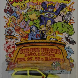 Hot Wheels Compatible Honda Civic EF Custom-Made with Real Rider Rubber Wheels Limited Edition 2015 Las Vegas Super Toy Convention Series 1:64 Scale Collectible Die Cast Model Car.