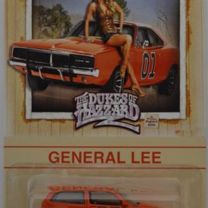 Hot Wheels Honda Civic EF Red Custom-Made with Whitewall Real Rider Rubber Wheels Limited Edition The Dukes of Hazzard General Lee Series 1:64 Scale Collectible Die Cast Model Car