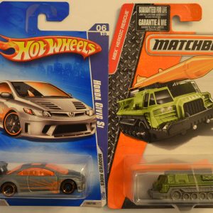 Hot Wheels Honda Civic SI Gray 162/190 HW Modified Rides & Matchbox Attack Track 1:64 Scale