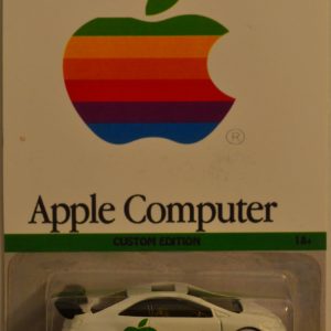 Hot Wheels Compatible Honda Civic Si White Custom-Made with White Real Rider Rubber Wheels Custom Edition Apple Computer Series 1:64 Scale Collectible Die Cast Model Car