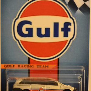 Hot Wheels Compatible Honda Odyssey Silver Custom-Made Real Rider Rubber Wheels Gulf Racing Team Series 1:64 Scale Collectible Die Cast Model Car